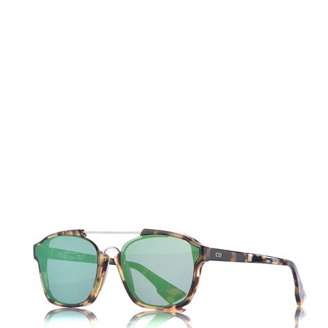 dior abstract sunglasses havana|CHRISTIAN DIOR Abstract Square Mirrored Sunglasses Spotted .